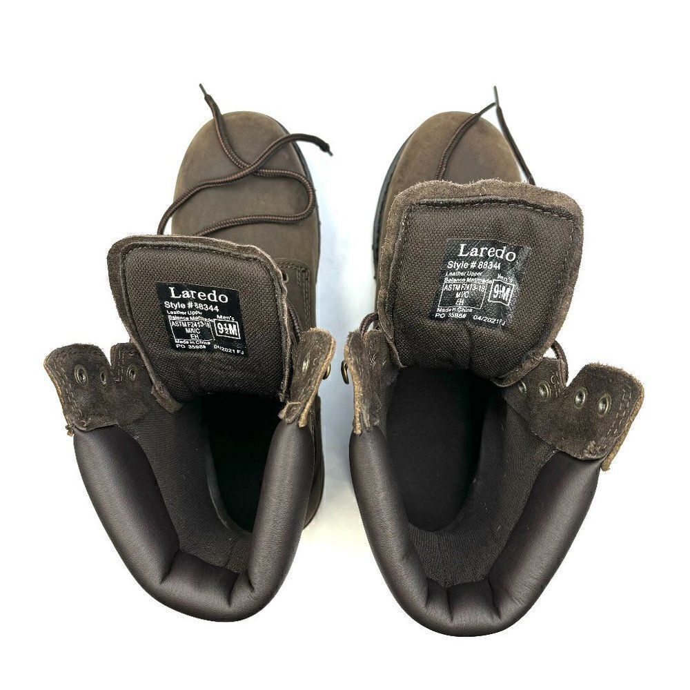 Laredo Chain-Steel Toe Safety Work Boots - Picture 4 of 14